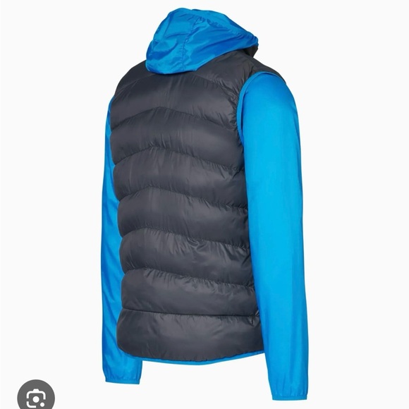 Porsche 2-in-1 Set. Reversible Quilted Men's Vest and Windbreaker Jacket Pair - Picture 2 of 13